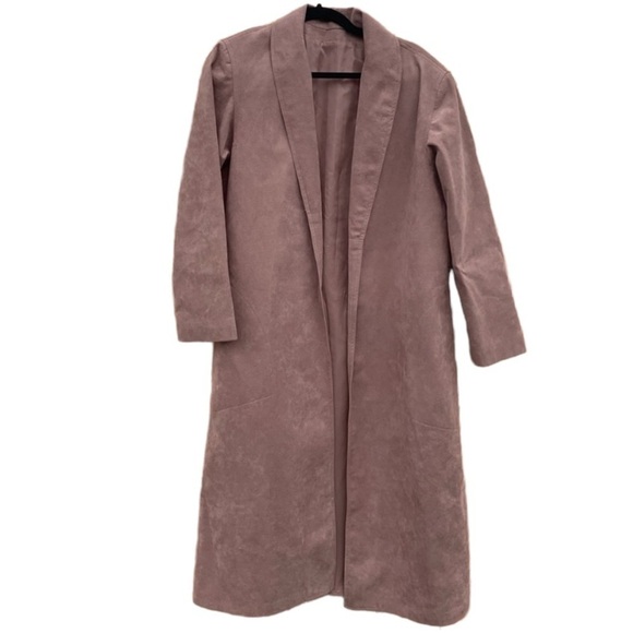 Vintage Jackets & Blazers - Vintage Brown Suede Leather Jacket Blazer Boho